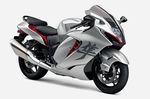 画像: SUZUKI Hayabusa 2021年モデル 総排気量:1339cc エンジン形式:水冷4ストDOHC4バルブ並列4気筒 シート高:800mm 車両重量:264kg 発売日:2021年4月7日(水) メーカー希望小売価格:税込215万6000円〜222万2000円