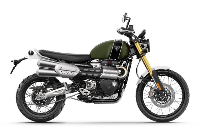 画像: スクランブラー1200XE/マットカーキグリーン×ジェットブラック 税込209万6000円