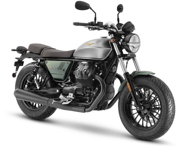 画像: MOTOGUZZI V9Bobber 100 周年記念スペシャルエディション 排気量:853cc エンジン形式:空冷4ストOHV V型2気筒 シート高:785mm 車両重量:210kg 発売日:2021年6月予定 メーカー希望小売価格:134万2000円