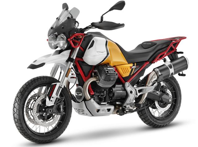 画像: MOTO GUZZI V85 TT 排気量:853cc エンジン形式:空冷4ストOHV V型2気筒 シート高:830mm 車両重量:230kg 発売日:2021年6月予定 メーカー希望小売価格:税込149万6000円