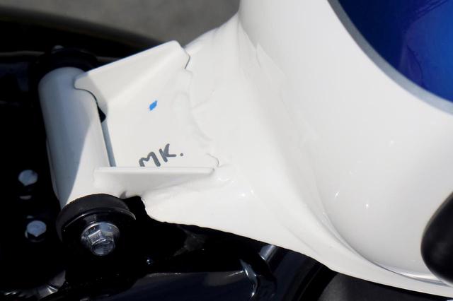 画像: 燃料タンクの後方に「MK.」も文字が。