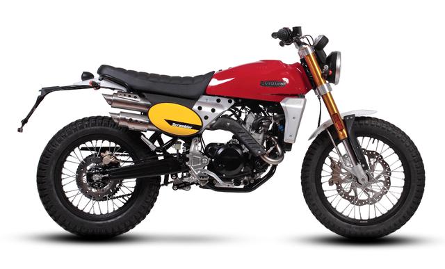 画像: FANTIC CABALLERO SCRAMBLER 125/250/500/500Delux 総排気量:124.45cc/249.6cc/449cc エンジン形式:水冷4ストSOHC4バルブ単気筒 メーカー希望小売価格:税込85万8000円/91万円/116万6000円/127万6000円 ※写真は250