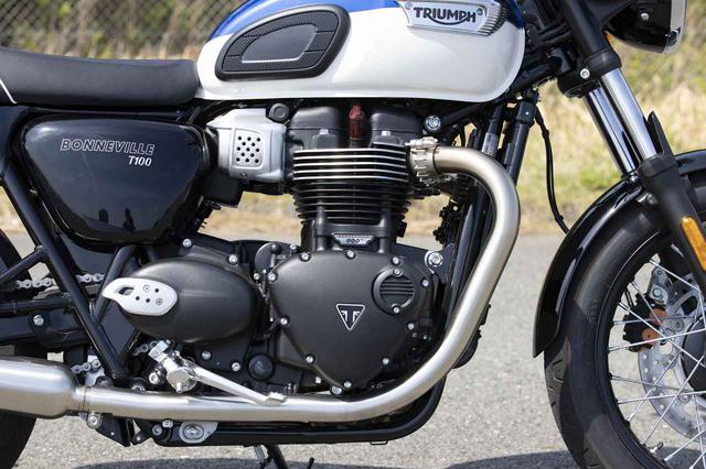 画像2: 【レビュー】トライアンフ新型「ボンネビルT100」に乗ってみた! 旧型ボンネビル・オーナーが感じたこと【インプレ 2021年】