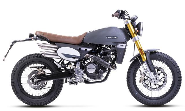 画像: キャバレロ スクランブラー125デラックス 税込90万2000円