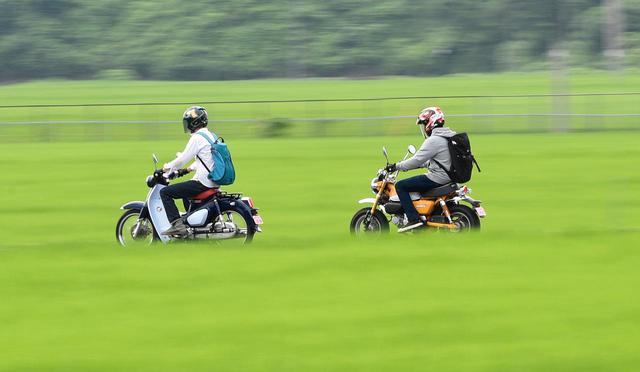 画像: 前:ホンダ「スーパーカブ C125」/税込価格:40万7000円 後:ホンダ「モンキー125」/税込価格:40万7000円(ABS仕様車は44万円) www.autoby.jp