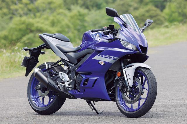 画像: YAMAHA YZF-R25 ABS 総排気量:249cc エンジン形式:水冷4ストDOHC4バルブ並列2気筒 シート高:780mm 車両重量:170g 2021年モデルの発売日:2021年1月15日 メーカー希望小売価格:税込65万4500円