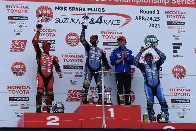 画像2: <全日本ロードレース> 中須賀圧勝! 清成及ばず
~3位加賀山は自己記録を更新?