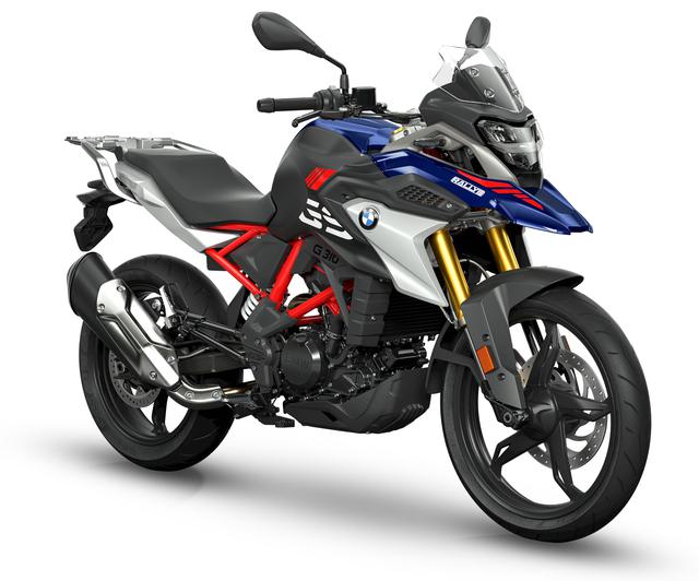 画像: BMW G 310 GS 総排気量:313cc エンジン形式:水冷4ストDOHC4バルブ単気筒 シート高:835mm 車両重量:175kg 発売日:2021年5月 メーカー希望小売価格:税込70万9000円〜
