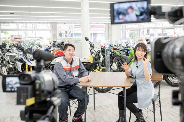 画像3: 平嶋夏海がキワドい質問をぶつけまくり! インタビューの模様はwebオートバイのYouTubeで公開中です!