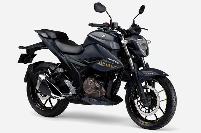 画像: SUZUKI GIXXER250 総排気量:249cc エンジン形式:油冷4ストSOHC4バルブ単気筒 シート高:800mm 車両重量:154kg 発売日:2021年5月25日 メーカー希望小売価格:税込44万8800円