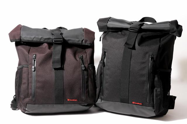画像: HenlyBegins 防水バックパック DH-739 容量:16L メーカー希望小売価格:税込8,250円 左が2年間使ったもの。右が新品。
