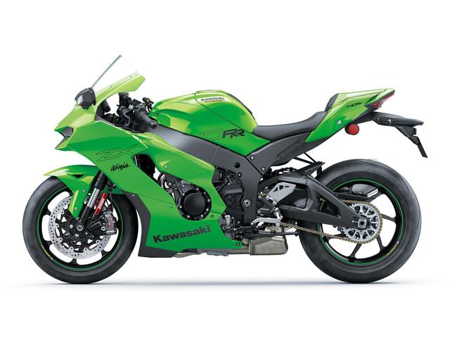 画像12: カワサキ新型「Ninja ZX-10R」インプレ(2021年)エアロフォルムとエンジン強化で“勝つための”大胆進化!