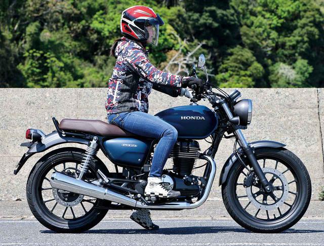 画像1: ホンダ「GB350」足つき性・ライディングポジション