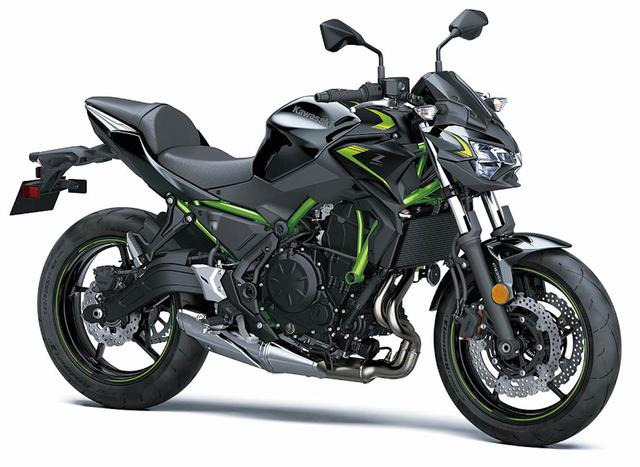 画像: Z650(2022年アメリカ仕様)/ メタリックスパークブラック×メタリックフラットスパークブラック