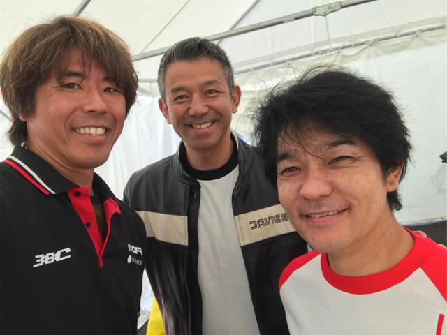 画像: ▲向かって右が原田哲也さん、中央が宮城光さん、左が私 三橋淳。