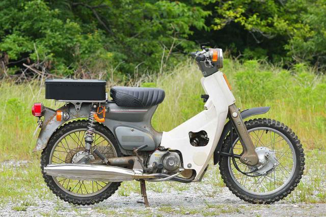 画像1: スーパーカブ90縦置き