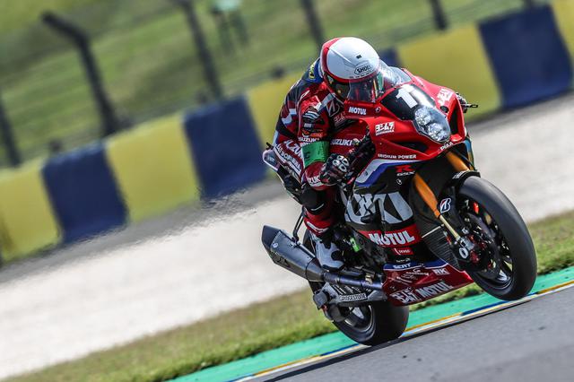 画像: 予選は出走したものの、決勝レースは走らなかった、ヨシムラSERTのリザーブライダー渡辺一樹 一樹がバックアップというだけで、ヨシムラSERTの層の厚さがわかる