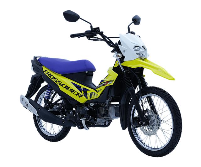 画像: SUZUKI RAIDER J CROSSOVER 総排気量:113cc エンジン形式:空冷4ストSOHC2バルブ単気筒 シート高:775mm 車両重量:97kg