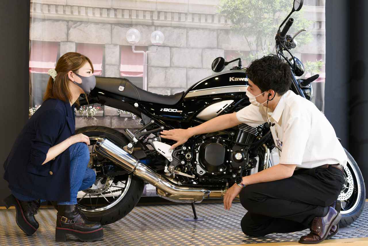 画像2: カワサキプラザで新車購入シミュレーション|Z900RSを購入する場合の見積もり~納車の流れと支払総額やアフターサービスを紹介