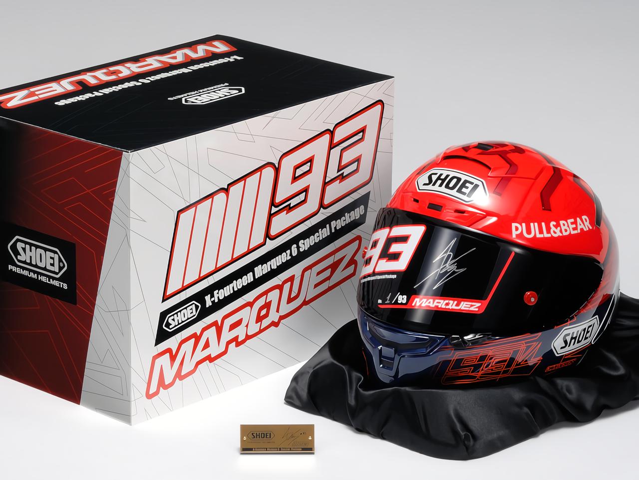 MotoGP マルク・マルケス選手の直筆サイン入り! SHOEIがフルフェイス