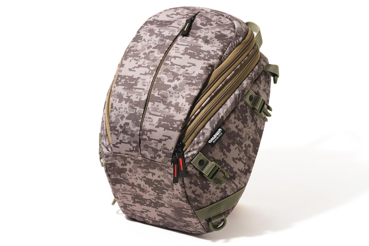 画像: 品番:GSM27905 素材:330D ROBIC/840D ナイロン/600D ポリエステルプリント サイズ:H17-22cm×W26cm×D38cm 容量:約15-17L カラー:デジタルデザート、ブラック、オリーブ 税込価格:12,980円