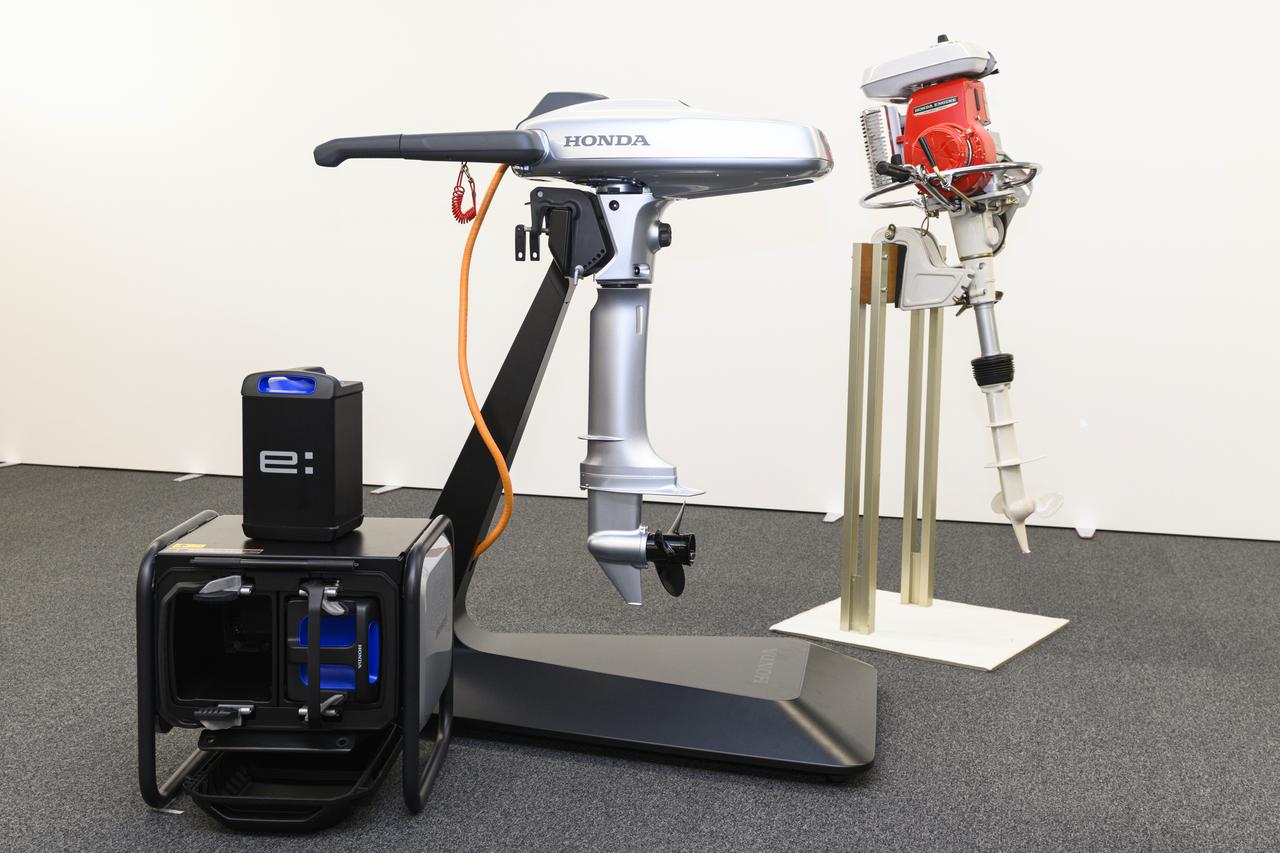 ホンダ初の電動推進機は電動バイクの開発で培った技術を活用していた!? モーターによって水上モビリティはどう変わるのか - webオートバイ