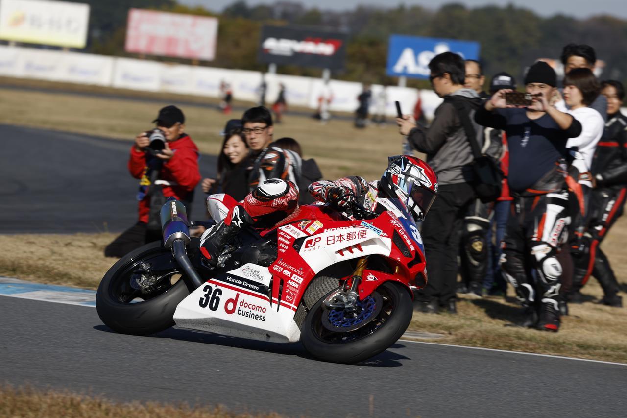 日本郵便HondaDreamのライダーと一緒に走れる！「2023T.Proサーキット