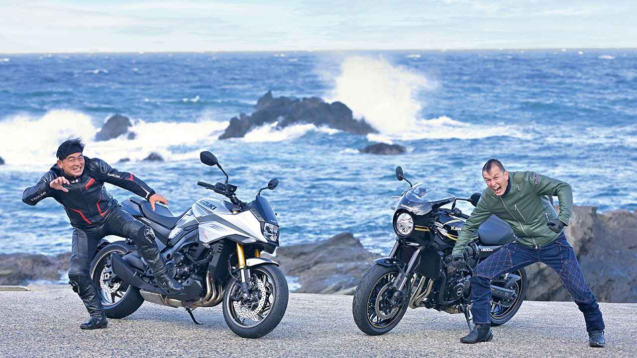 比較インプレ】スズキ「KATANA」VS カワサキ「Z900RSカフェ