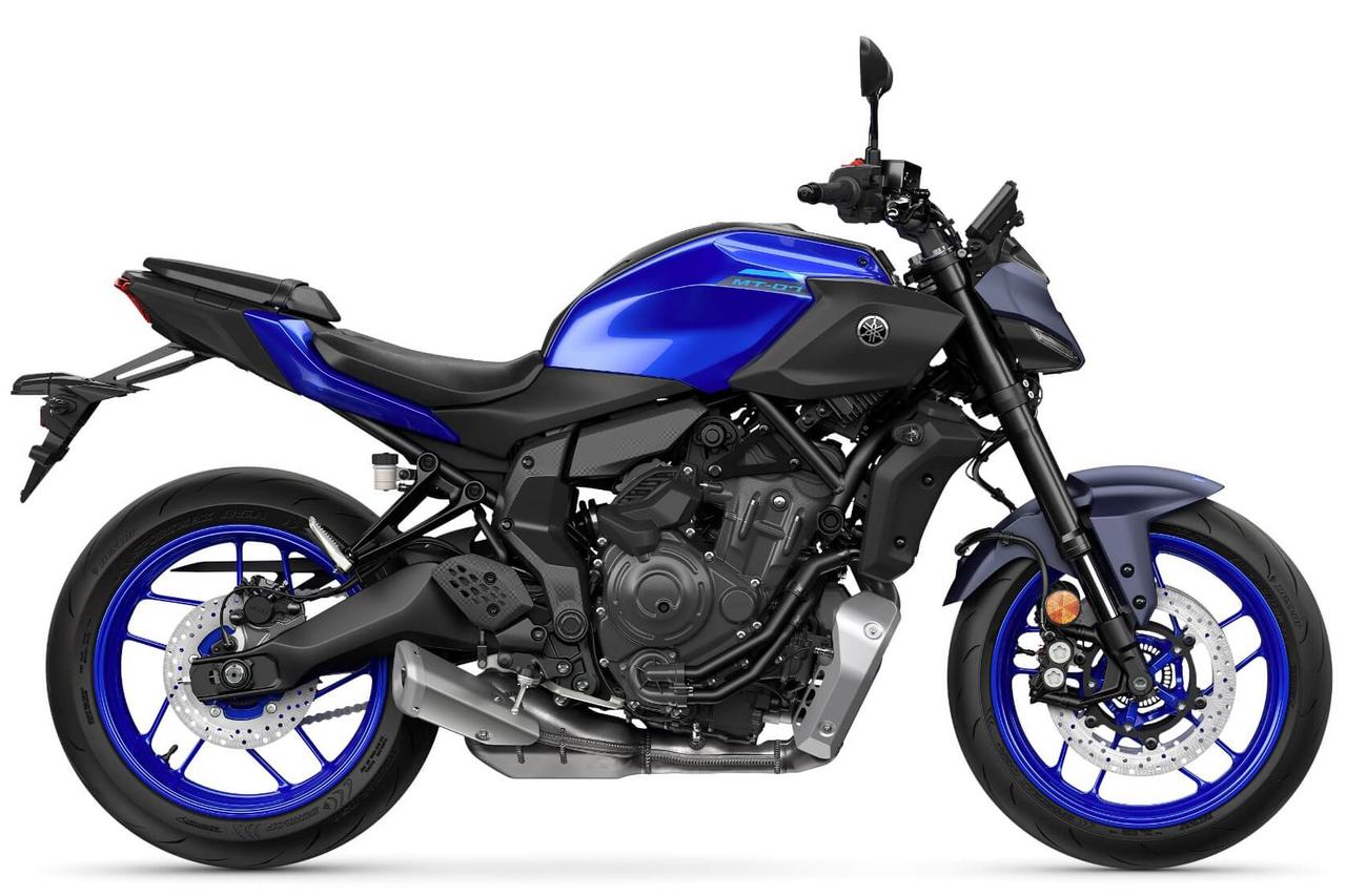 画像8: ヤマハ新型「MT-07」発売！ 2025年モデルで電スロを初採用、AT限定免許でも乗れる「MT-07 Y-AMT」もラインナップ