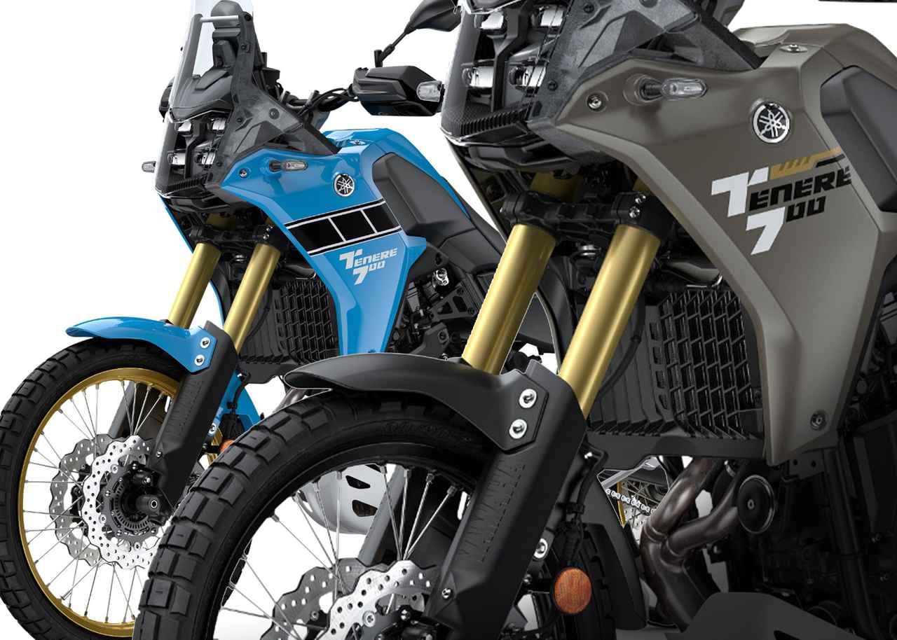ヤマハ「テネレ700」2025年モデル発表！ 電子制御スロットルを採用