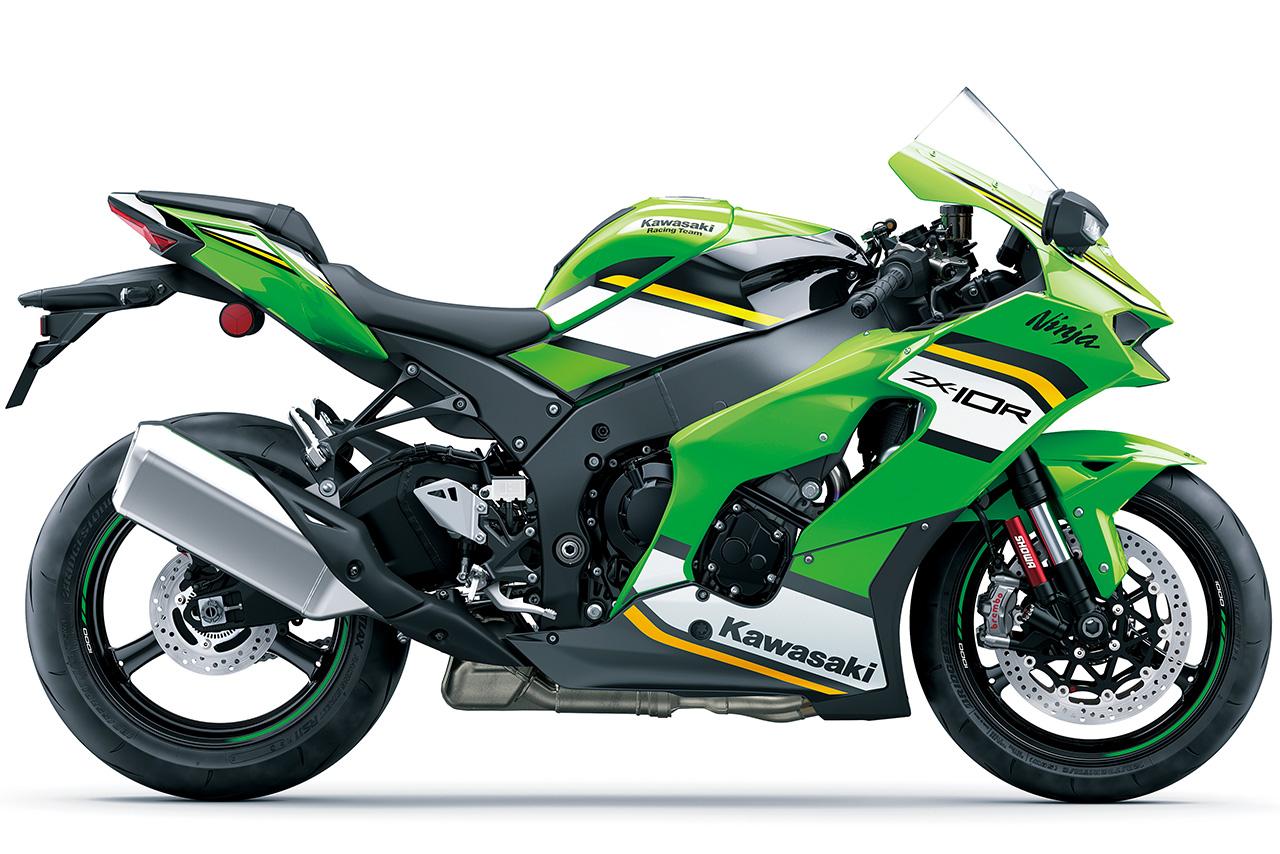 画像: Kawasaki Ninja ZX-10R/KRT EDITION 2025年モデル 総排気量:998cc エンジン形式:水冷4ストDOHC4バルブ並列4気筒 シート高:835mm 車両重量:207kg 税込価格:240万9000円 ※写真はKRTエディション