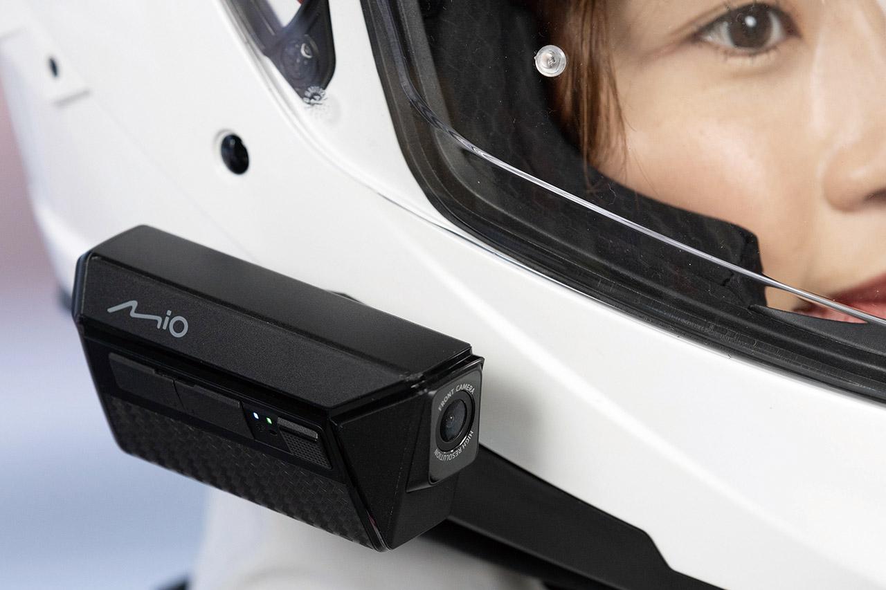 画像 : 1番目の画像 - 【写真5枚】ミオ「ヘルメット装着型ドライブレコーダー MP30GPS」 - webオートバイ
