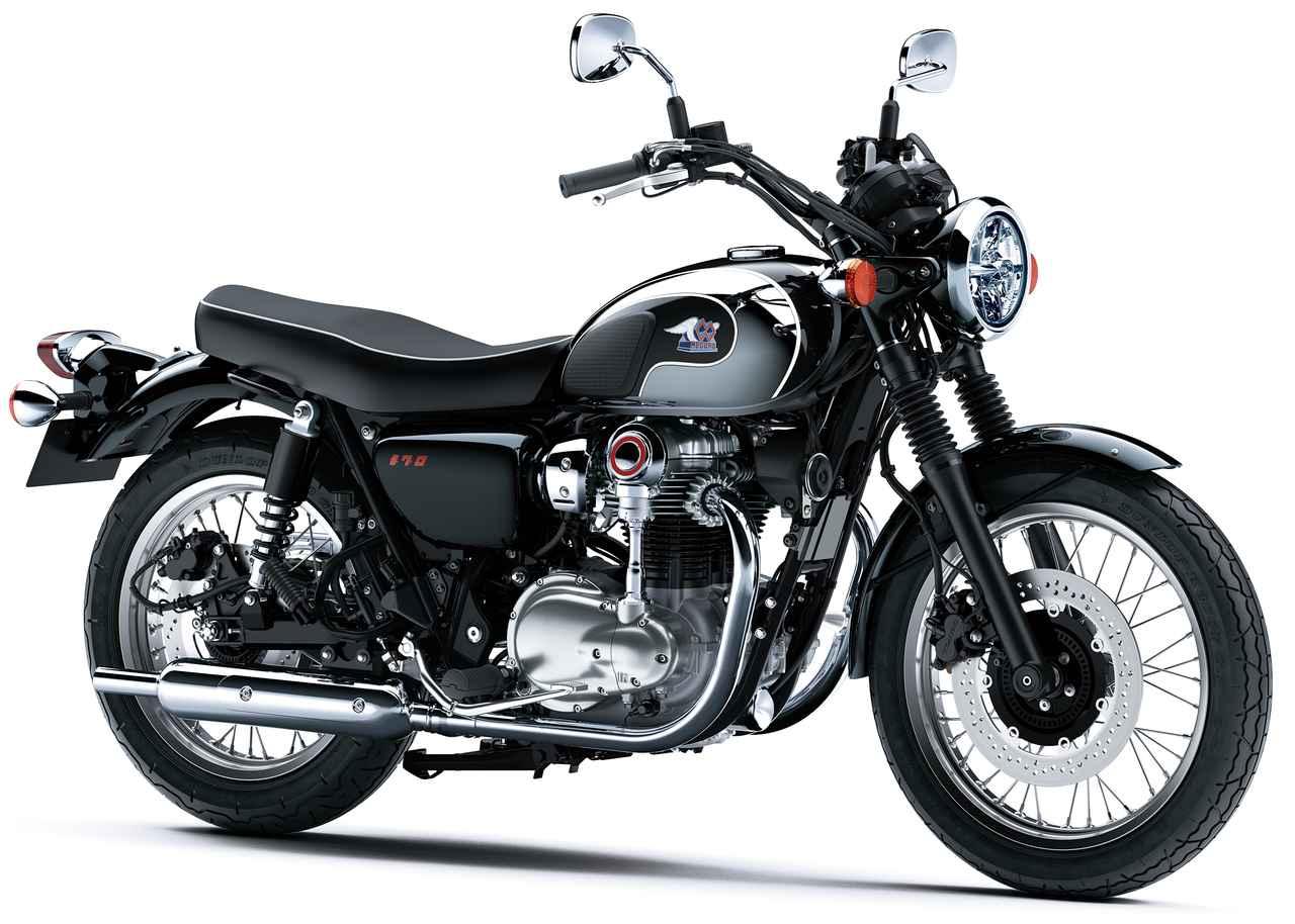 画像: Kawasaki MEGURO K3 総排気量：773cc エンジン形式：空冷4ストSOHC4バルブ並列2気筒 シート高：790mm 車両重量：227kg 税込価格：140万8000円