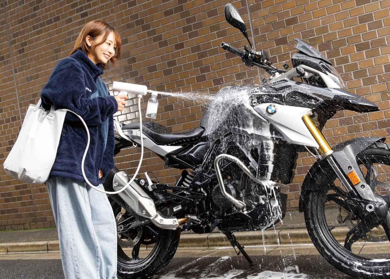 画像: 【使用レビュー】スパイサー「ポケッタブル高圧洗浄機 PHP-1」使用レビュー - webオートバイ