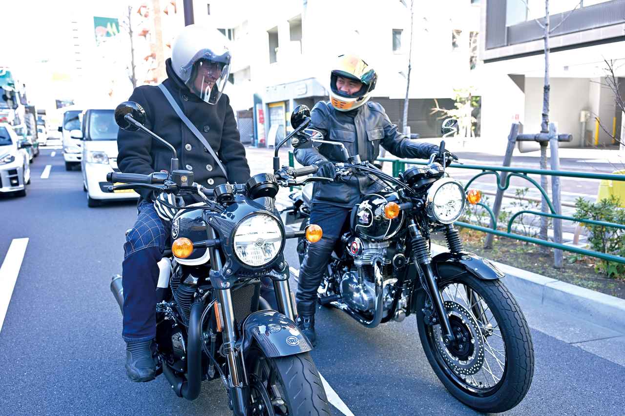 画像: カワサキ「メグロ K3」VS ロイヤルエンフィールド「ショットガン650」｜比較インプレ
