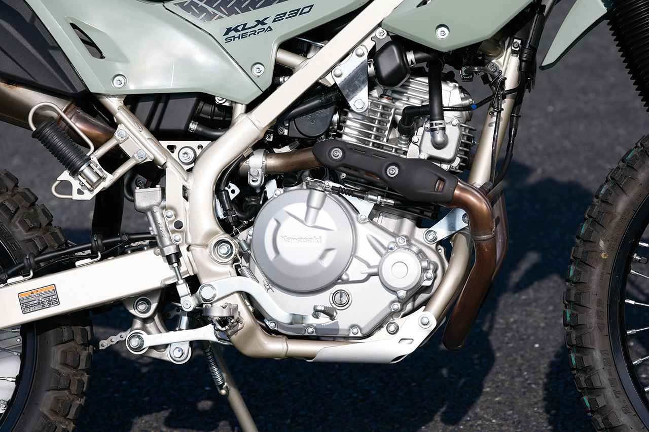 画像 : 3番目の画像 - 【写真6枚】カワサキ「KLX230シェルパ」 - webオートバイ