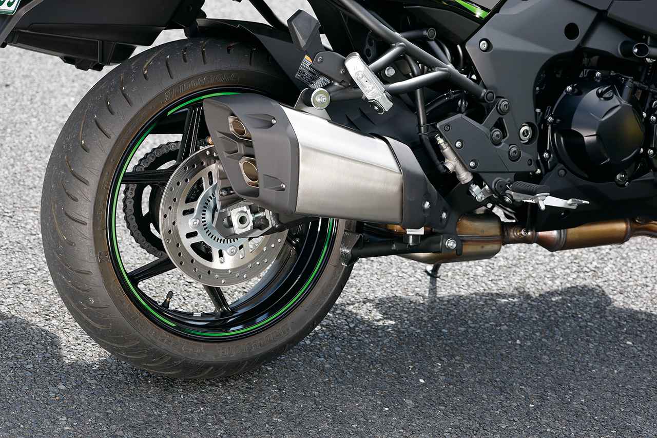 画像: リアブレーキは従来モデルがΦ250mmに対し、Φ260mmに大径化。排気量アップに合わせ、確実な制動力が確保された。