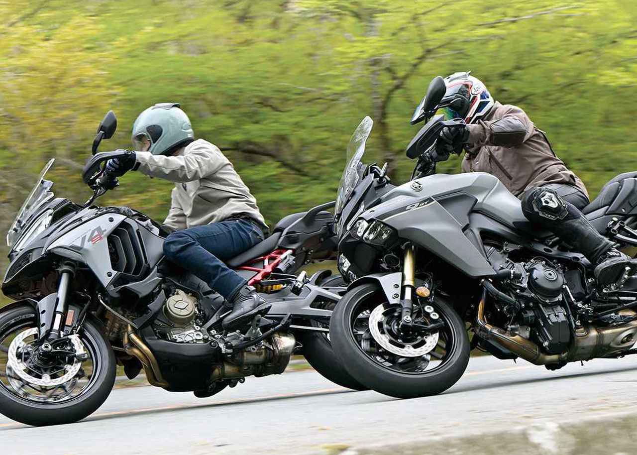 比較インプレ】ヤマハ「トレーサー9 GT ABS」VS ドゥカティ「ムルティ