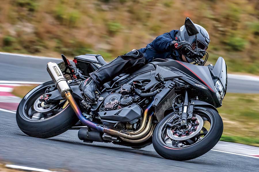 画像: ▲往年のカタナ感と ひと昔前のGSX-R感が いずれもマシマシだ!
