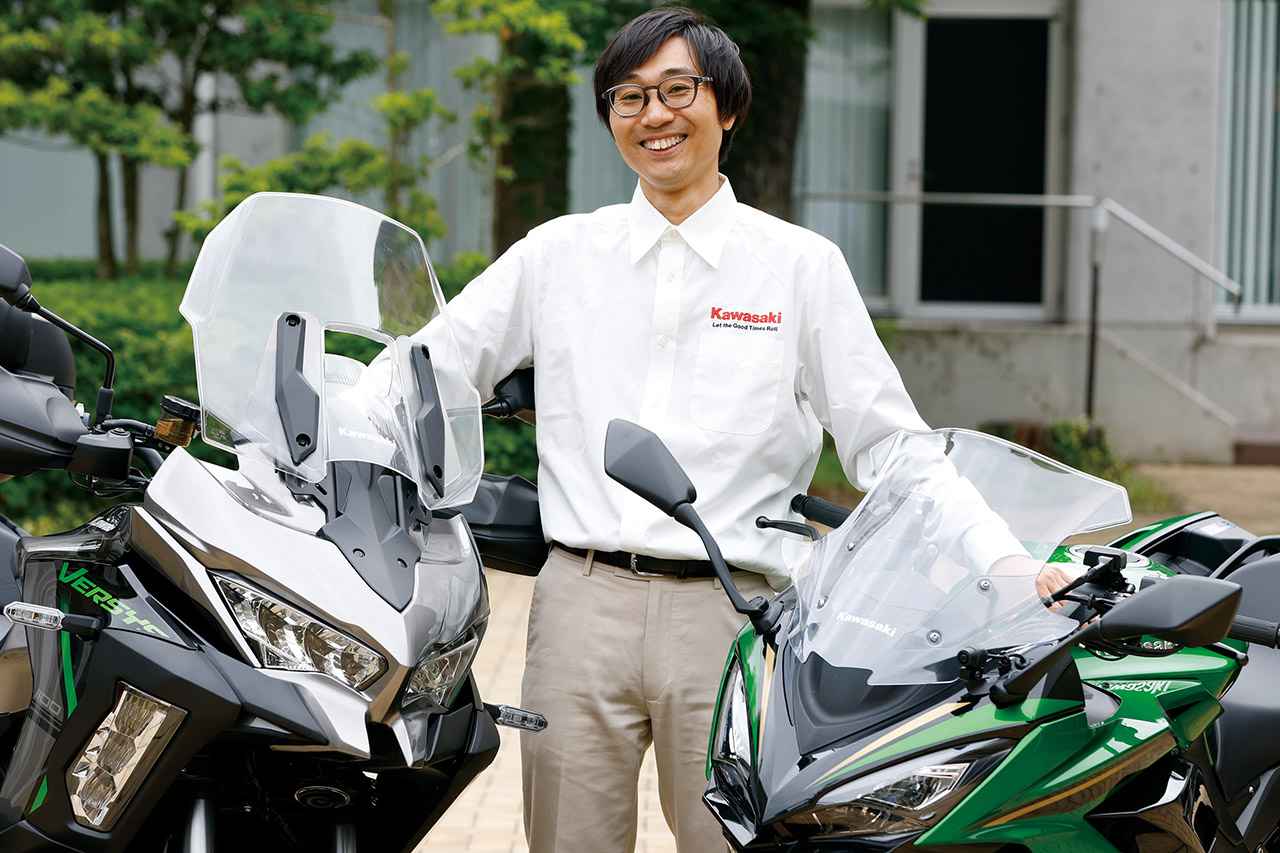 画像: 山本茂季氏(開発リーダー) カワサキモータース株式会社 MCディビジョン 第一設計部 第二課 基幹職