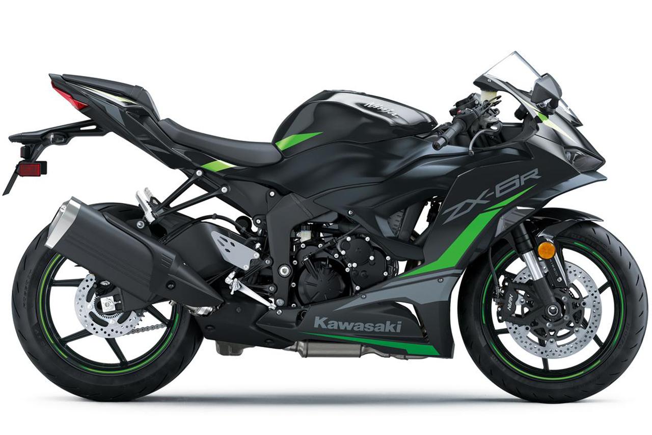 画像: Kawasaki Ninja ZX-6R/KRT EDITION 2025年モデル 総排気量:636cc エンジン形式:水冷4ストDOHC4バルブ並列4気筒 シート高:830mm 車両重量:199kg 税込価格:158万4000円 ※写真はスタンダードモデル