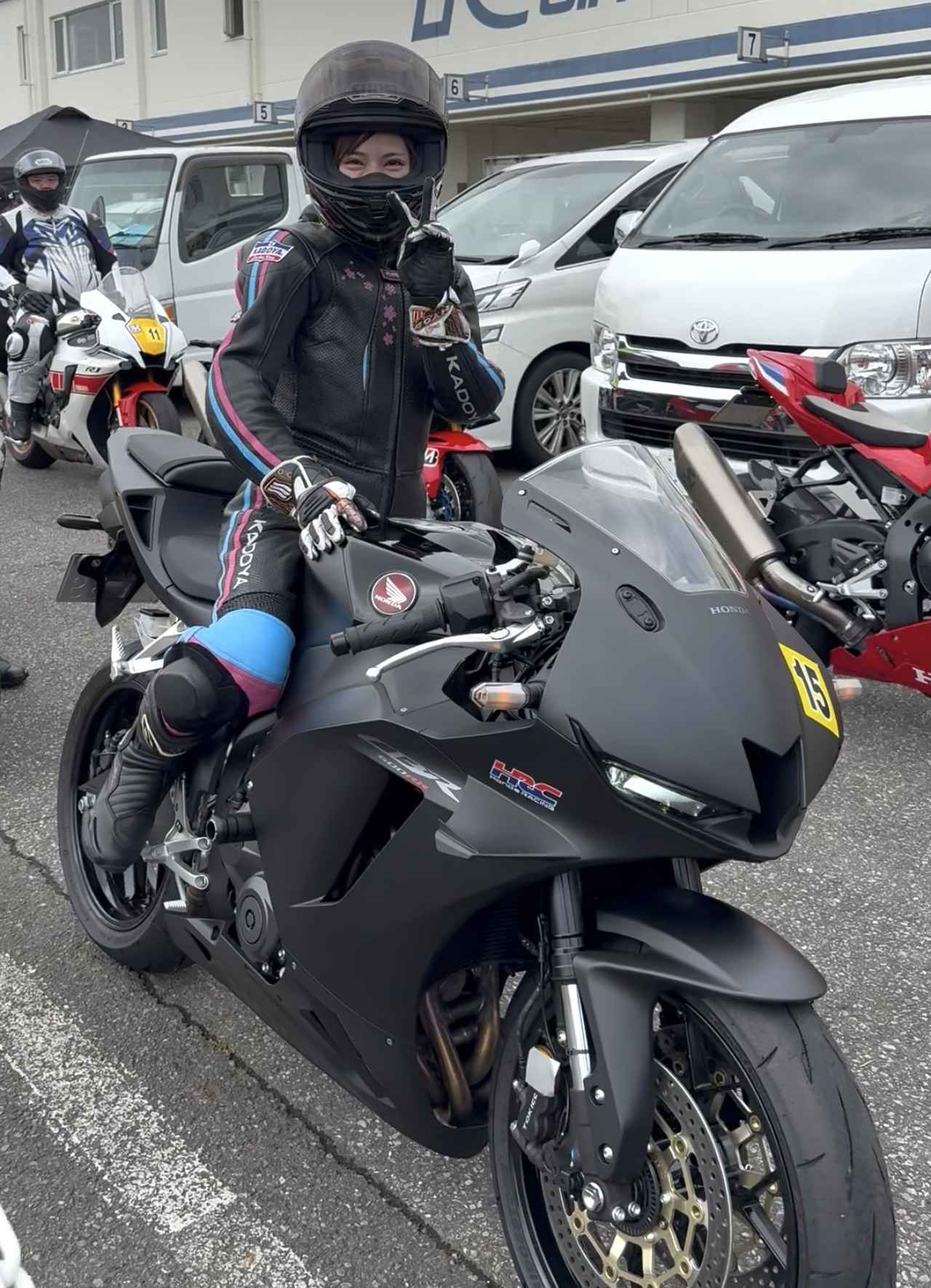 画像12: 今回も、CBR600RRで参加します。