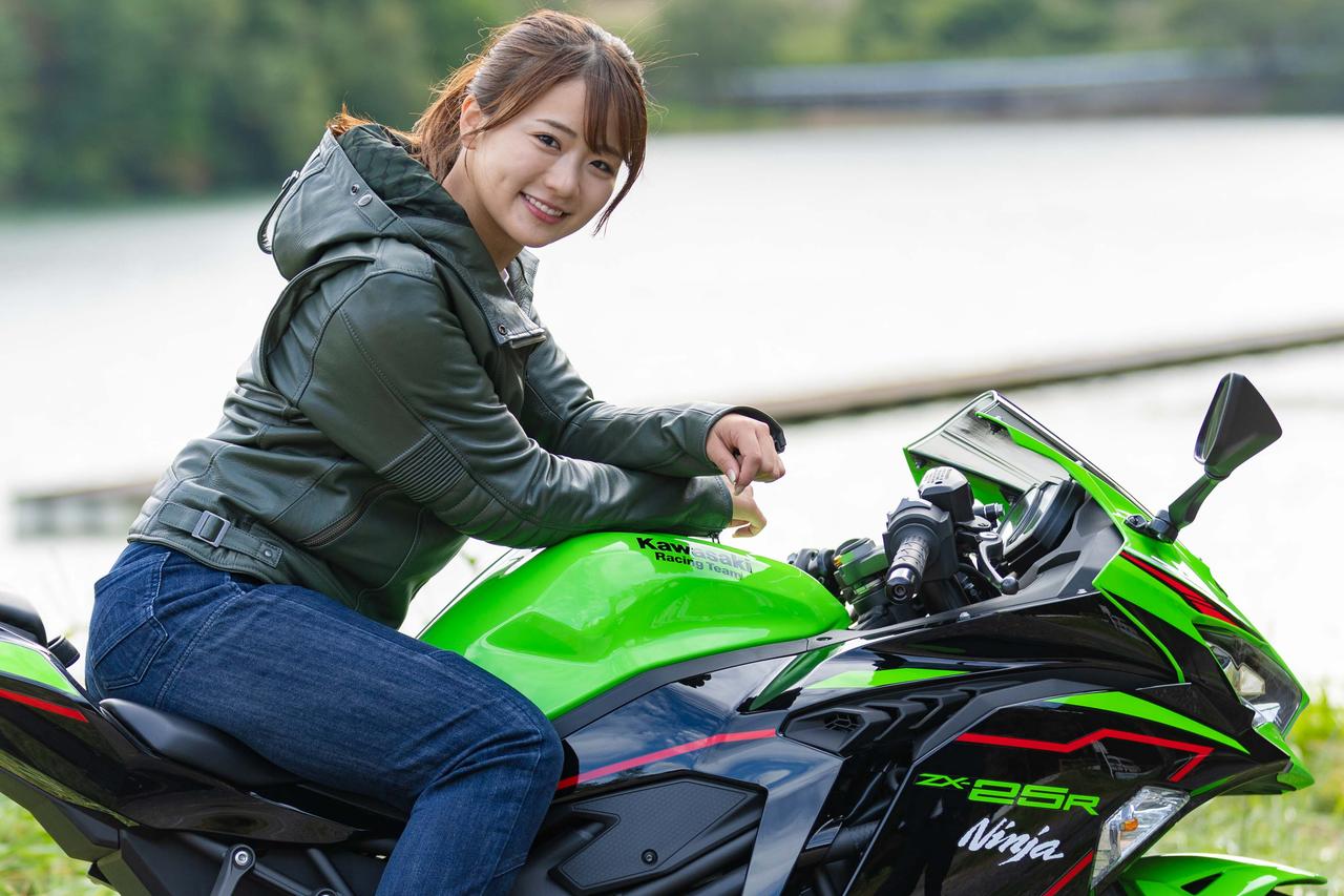 画像: 【オートバイ女子部のフォトアルバム】平嶋夏海×カワサキ「Ninja ZX-25R SE KRT EDITION」 - webオートバイ