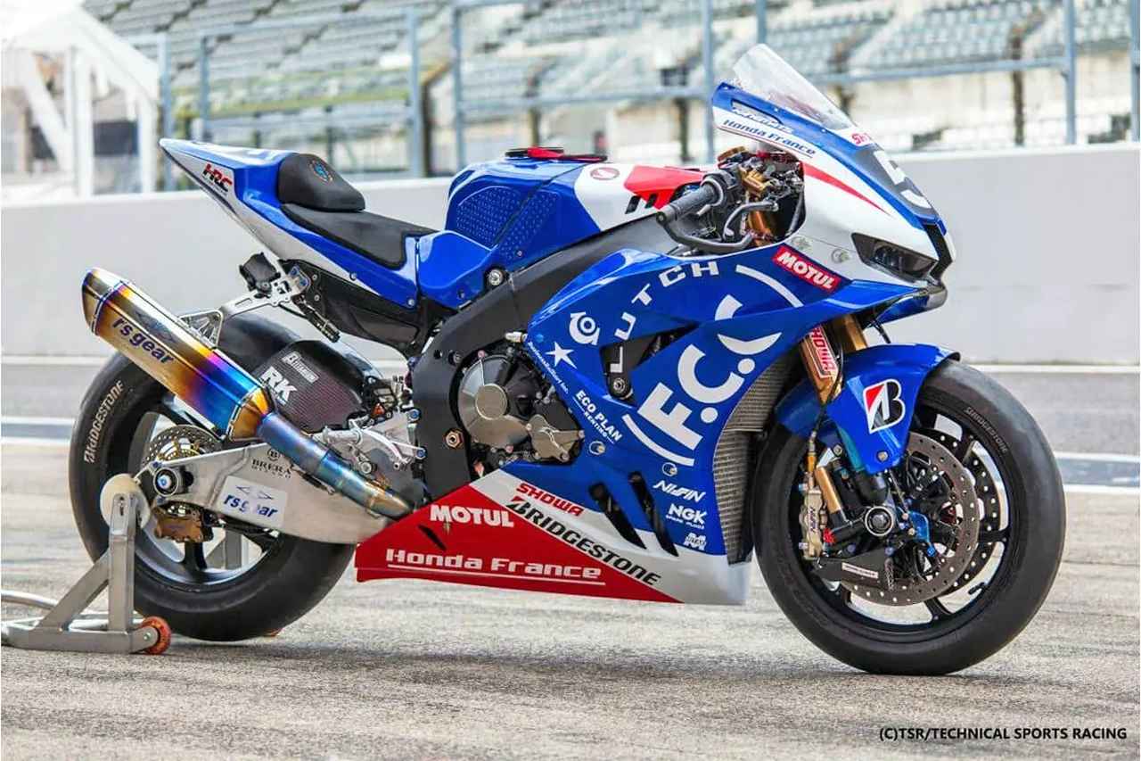 画像: F.C.C. TSR Honda France CBR1000RR-R Fireblade(#5) 世界耐久選手権で戦う「F.C.C. TSR Honda France」のCBR1000RR-R Fireblade(#5)。マフラーはアールズ・ギア製を装着している。