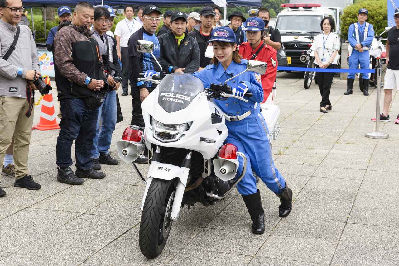 画像5: 【激レア】セローの白バイなど、はたらくバイクが大集合!! 1日キャンペーン隊長はなっちゃん! 「はたらくバイクPROJECT」開催レポート