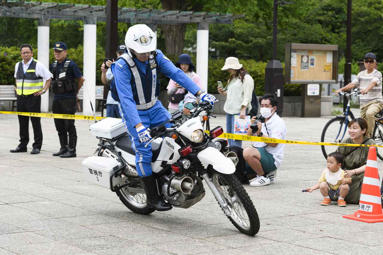 画像3: 【激レア】セローの白バイなど、はたらくバイクが大集合!! 1日キャンペーン隊長はなっちゃん! 「はたらくバイクPROJECT」開催レポート