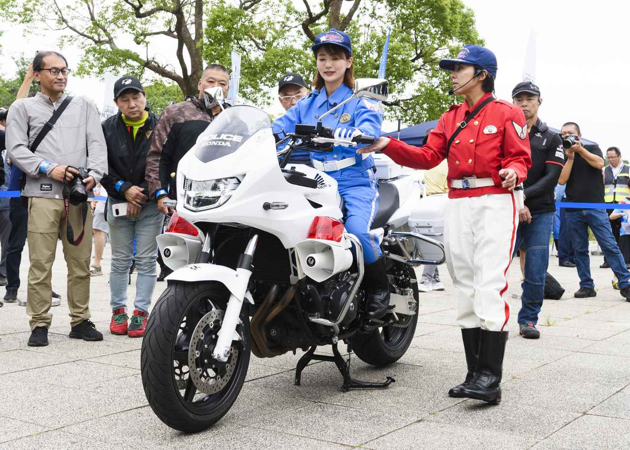 画像7: 【激レア】セローの白バイなど、はたらくバイクが大集合!! 1日キャンペーン隊長はなっちゃん! 「はたらくバイクPROJECT」開催レポート
