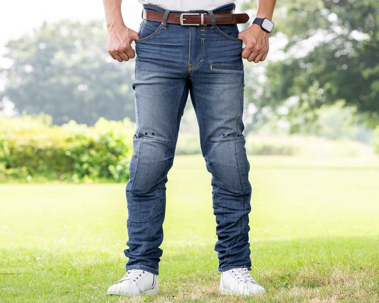 画像1: BLUE MONSTER CLOTHING 空冷式ジーンズ 2025年モデル カラー:ブルーリンス、濃色USED、淡色USED サイズ:S、M、L、XL、3L、4L、5L 税込価格:1万6980円 販売店:2りんかん・BMC公式オンラインストア