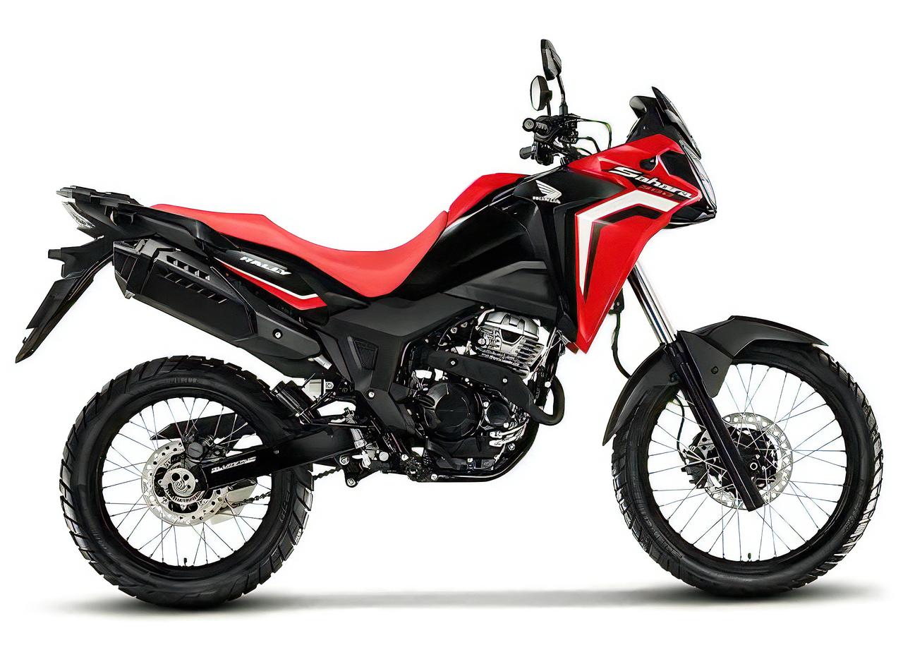 画像2: 【南米で人気爆発!?】 ホンダ「サハラ300」が受け継ぐ“名車の血統”とは？【世界でがんばる!! 日本メーカーの珍車大図鑑 Vol.4】