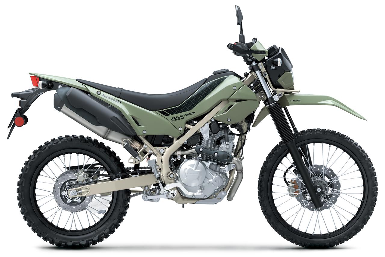 画像 : 2番目の画像 - 【写真29枚】カワサキ「KLX230 シェルパ」 - webオートバイ